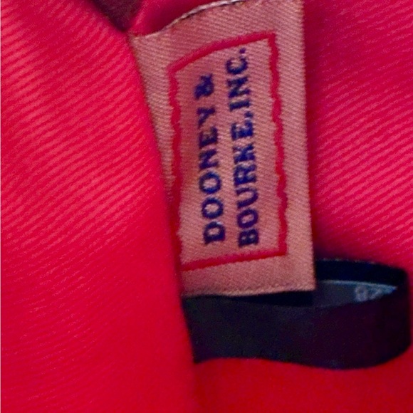 Dooney & Bourke Black and Gold Naomi Satchel with Textured Leather Finish - Picture 4 of 4